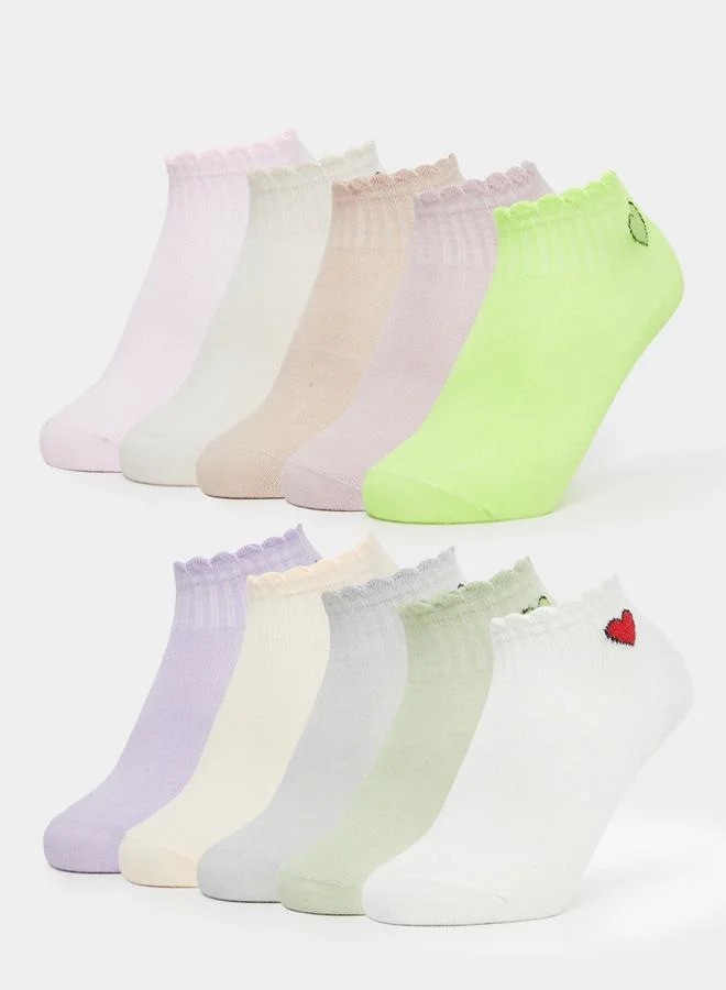 ستايلي عبوة من  جوارب كاحل للبنات